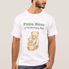 Papa Bär Geburtstags-Shirt T-Shirt