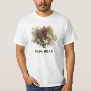 *~* PAPA BÄR Jungen Kunst Vatertag Geschenk AP86 T-Shirt