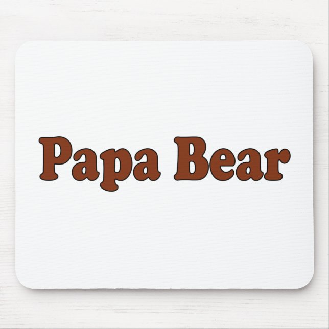 Papa-Bär Mousepad (Vorne)