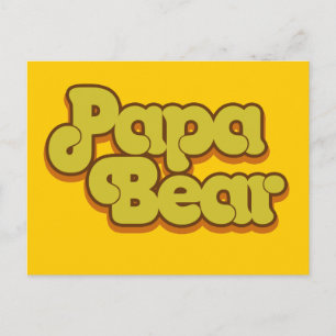 Papa Bär Postkarte
