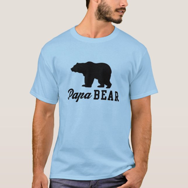 Papa-Bär T-Shirt (Vorderseite)