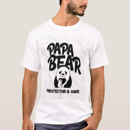 Papa Bär T-Shirt – Beschützer & Führer | Süßer Pan