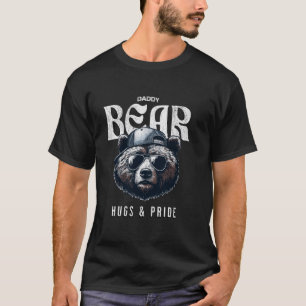 Papa Bär Umarmungen & Stolz Lustiges Bär Geschenk T-Shirt
