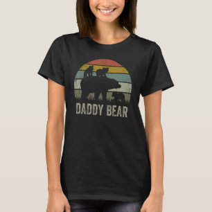 Papa Bär  Vater passende Familie Cub 3 Kinder Vate T-Shirt