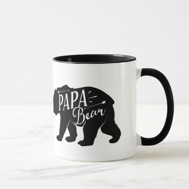 Papa-Bären-Tasse, Papa-Bären-Cup, Papa- oder Papa- Tasse (Rechts)