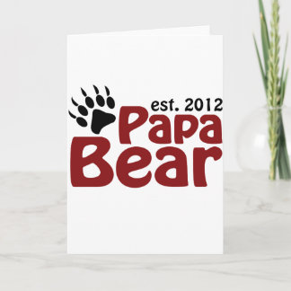 Papa-Bärenklausel 2012 Feiertagskarte