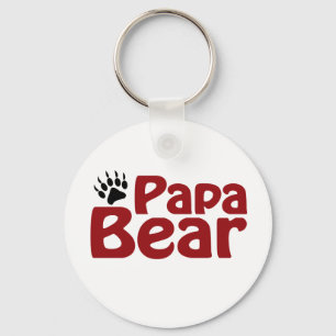 Papa-Bärentatze Schlüsselanhänger