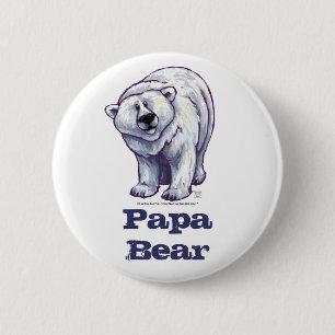 Papa-Bärn-Eisbär-Knopf Button