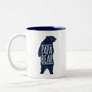 Papa-Bärn-Kaffee-Tasse Zweifarbige Tasse