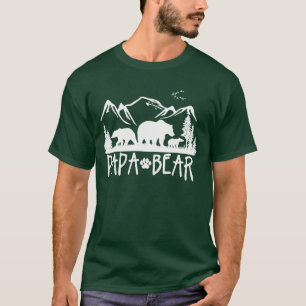 Papa-Bärn-Natur-T-Shirt (für dunkle Farben) T-Shirt