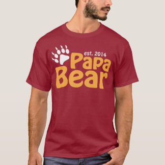 Papa-Bärn-neuer Vater 2014 T-Shirt