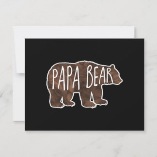 Papa Bear Classic Feiertagskarte