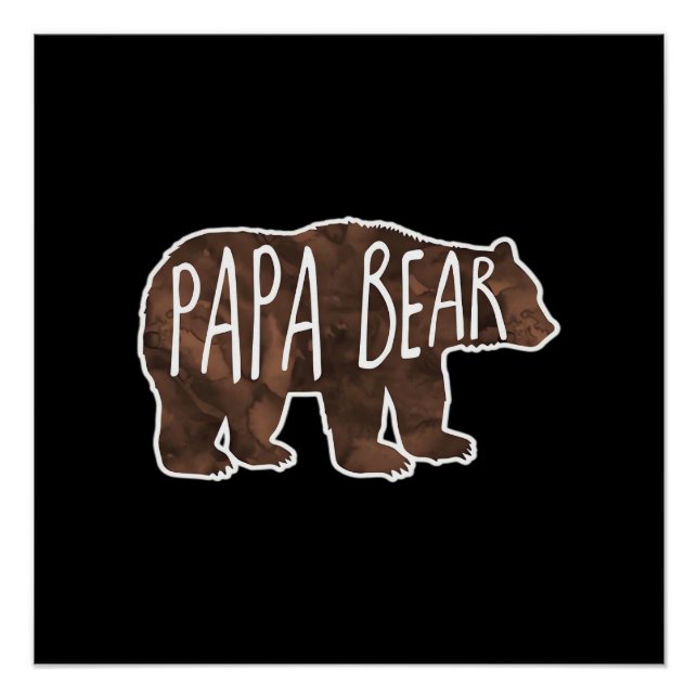 Papa Bear Classic Poster (Vorderseite)