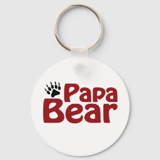 Papa Bear Claw Schlüsselanhänger