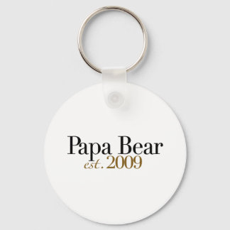 Papa Bear Est 2009 Schlüsselanhänger