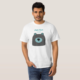 Papa Bear est Custom T - Shirt New Dad Gift