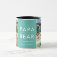 Papa Bear Foto Tasse | Vatertagsgeschenk