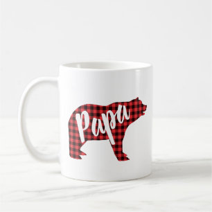Papa Bear Funny Vathers Day Geschenke Kaffeetasse