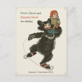 Papa Bear & Golden Hair Skaten CC0715 Messe Postkarte