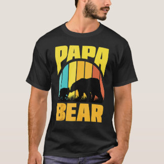 Papa Bear großartig für Vater Vater Großvater Vate T-Shirt