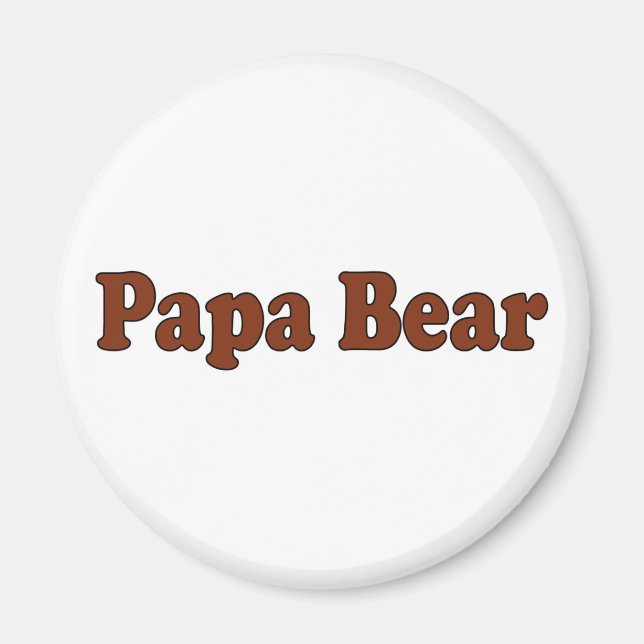 Papa Bear Magnet (Vorne)
