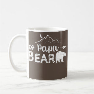 Papa Bear Matching Family Mama Papa Bear Camping Kaffeetasse