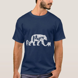 Papa Bear mit drei Drehkreuzen T-Shirt