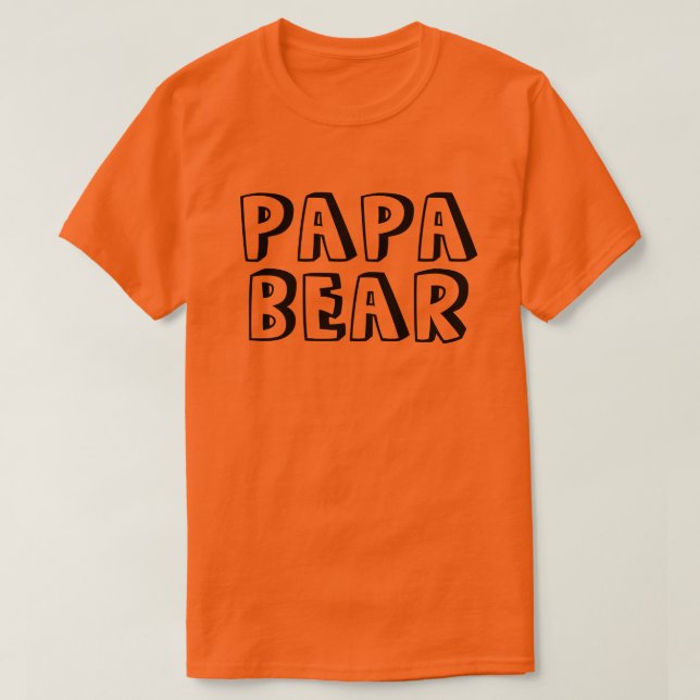 PAPA BEAR T-Shirt (Design vorne)