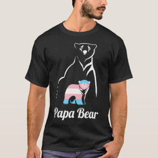 Papa Bear Transgender Vater Trans Child LGBT Trans T-Shirt