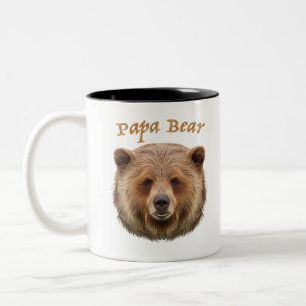 Papa Bear Zweifarbige Tasse