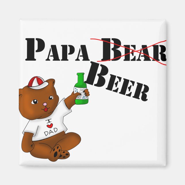 Papa Beer Magnet (Vorne)