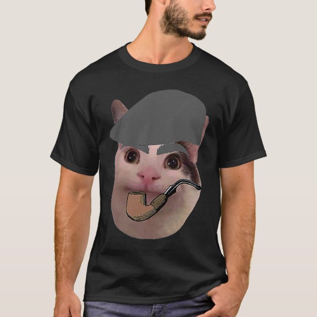 Papa Beluga Katze T-Shirt (Vorderseite)