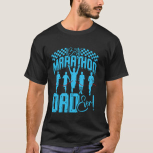 Papa BESTER MARATHON-VATER ALLE Running Lustig Läu T-Shirt