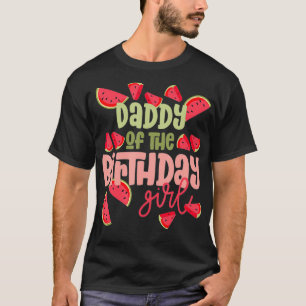 Papa Birthday One in Melon Watermelon Geburtstag T-Shirt