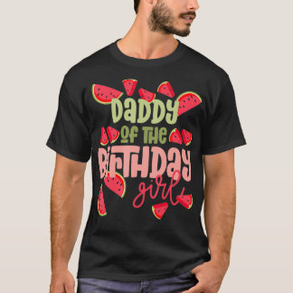 Papa Birthday One in Melon Watermelon Geburtstag T-Shirt