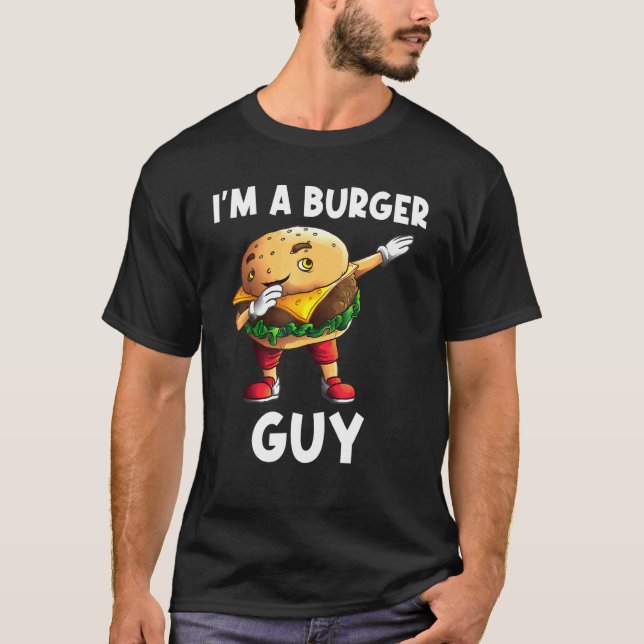 Papa Burger Cheeseburger Food T-Shirt (Vorderseite)
