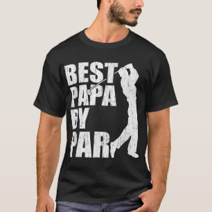 Papa By Par Funny Golf Vatertag Großvater G T-Shirt