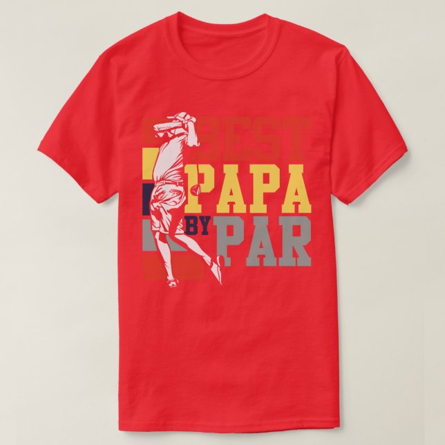 Papa By Par Golf T-Shirt (Design vorne)