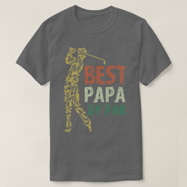 Papa By Par Golf T-Shirt (Design vorne)