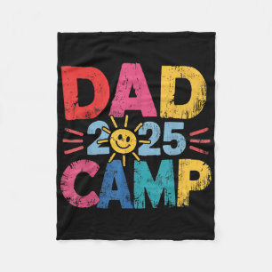 Papa-Camp 2025 Familienurlaub Sommer-Camping-Crew Fleecedecke