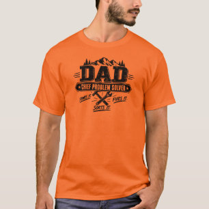 Papa - Chef-Problemlöser - T-Shirt