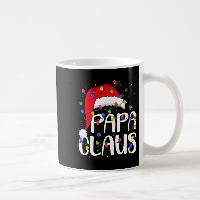 Papa Claus Christmas Family Matching Dad Daddy Xma Kaffeetasse (Rechts)