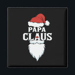 Papa Claus Santa Christmas Magnet<br><div class="desc">Papa Claus Santa Christmas</div>
