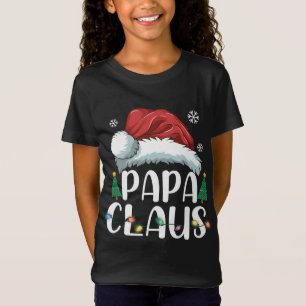 Papa Claus Santa Christmas Matching Familie Pajama T-Shirt