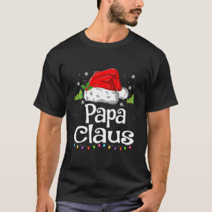 Papa Claus Shirt Weihnachts Pajama Familienmatte