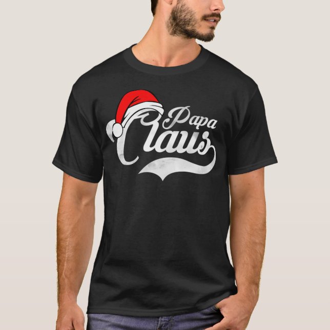 Papa Claus T- T-Shirt (Vorderseite)