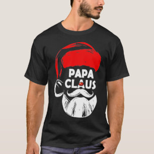 Papa Claus Weihnachten Pajama Familie Matching Xma T-Shirt