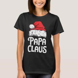 Papa Claus Weihnachten Vater Santa Family Matching T-Shirt