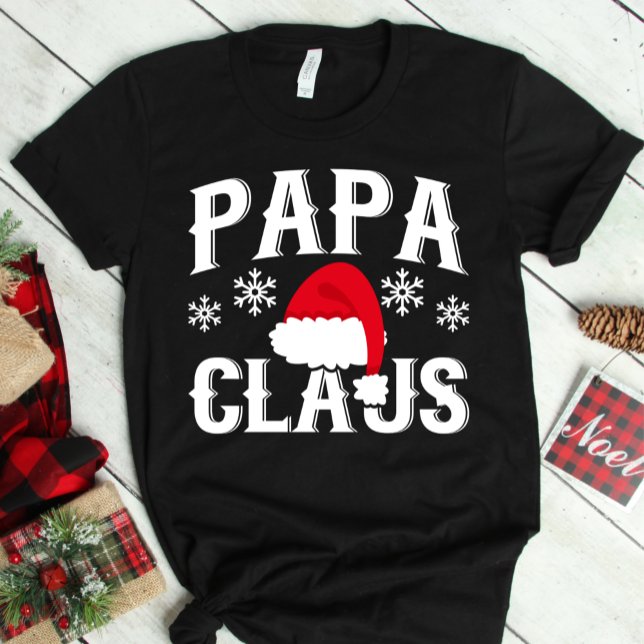 Papa Claus Weihnachts-Weihnachtsmannmütze T-Shirt (Von Creator hochgeladen)