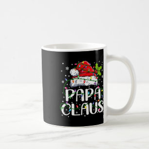 Papa Claus Weihnachtslicht-Pyjama-Familien-Matchin Kaffeetasse